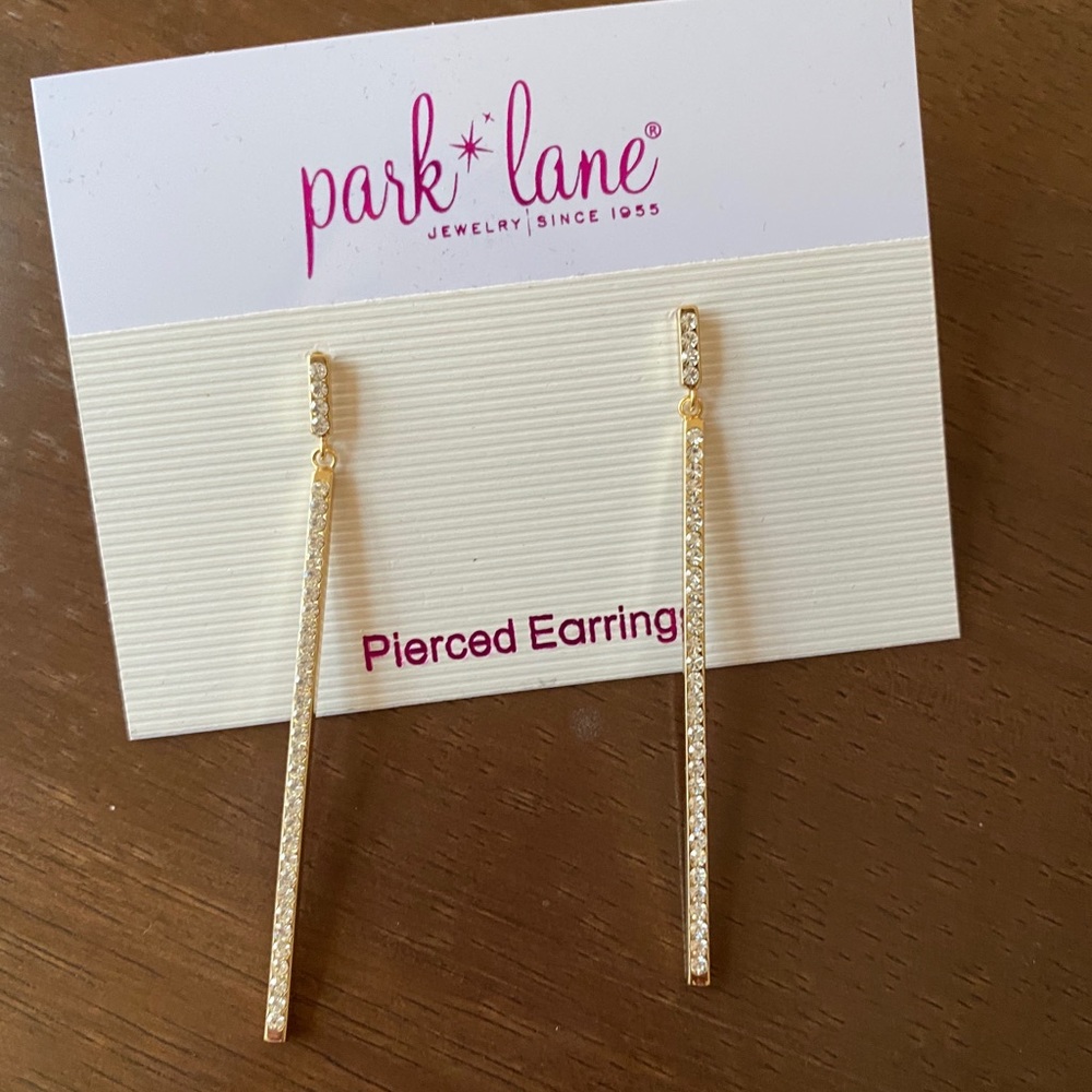 Park Lane STILETTO earrings in gold